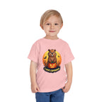 Toddler Halloween Tee with Capybara, Cute Kids Shirt, Fall Fashion, Trick or Treat Outfit, Animal Lover Gift, Spooky Season Apparel
