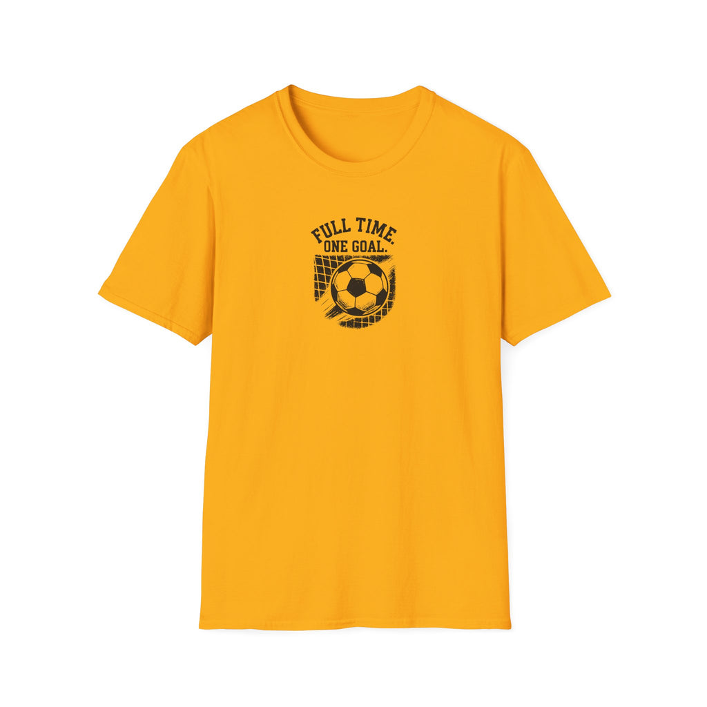 Soccer Shirt Full Time Goal Digger Vintage Soccer Ball Tee
