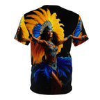 Brazilian Samba Dancer Tee, Vibrant Carnival Festival Shirt, Men Women Unisex Tshirt, Music Lover Fashion, Streetwear Apparel, Colorful