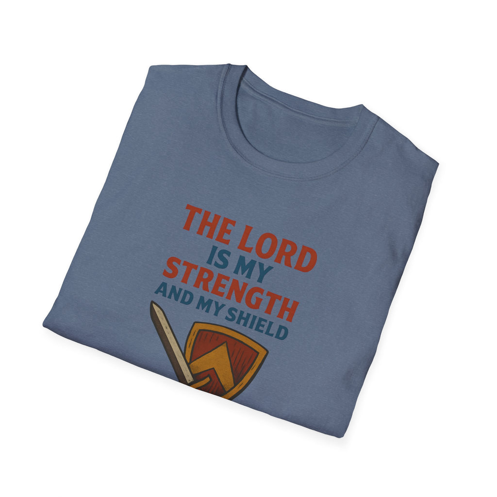 O Senhor É Minha Força Camiseta | Lord Is My Strength T-Shirt Faith Tee