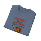 O Senhor É Minha Força Camiseta | Lord Is My Strength T-Shirt Faith Tee