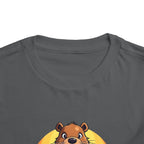 Toddler Halloween Tee with Capybara, Cute Kids Shirt, Fall Fashion, Trick or Treat Outfit, Animal Lover Gift, Spooky Season Apparel