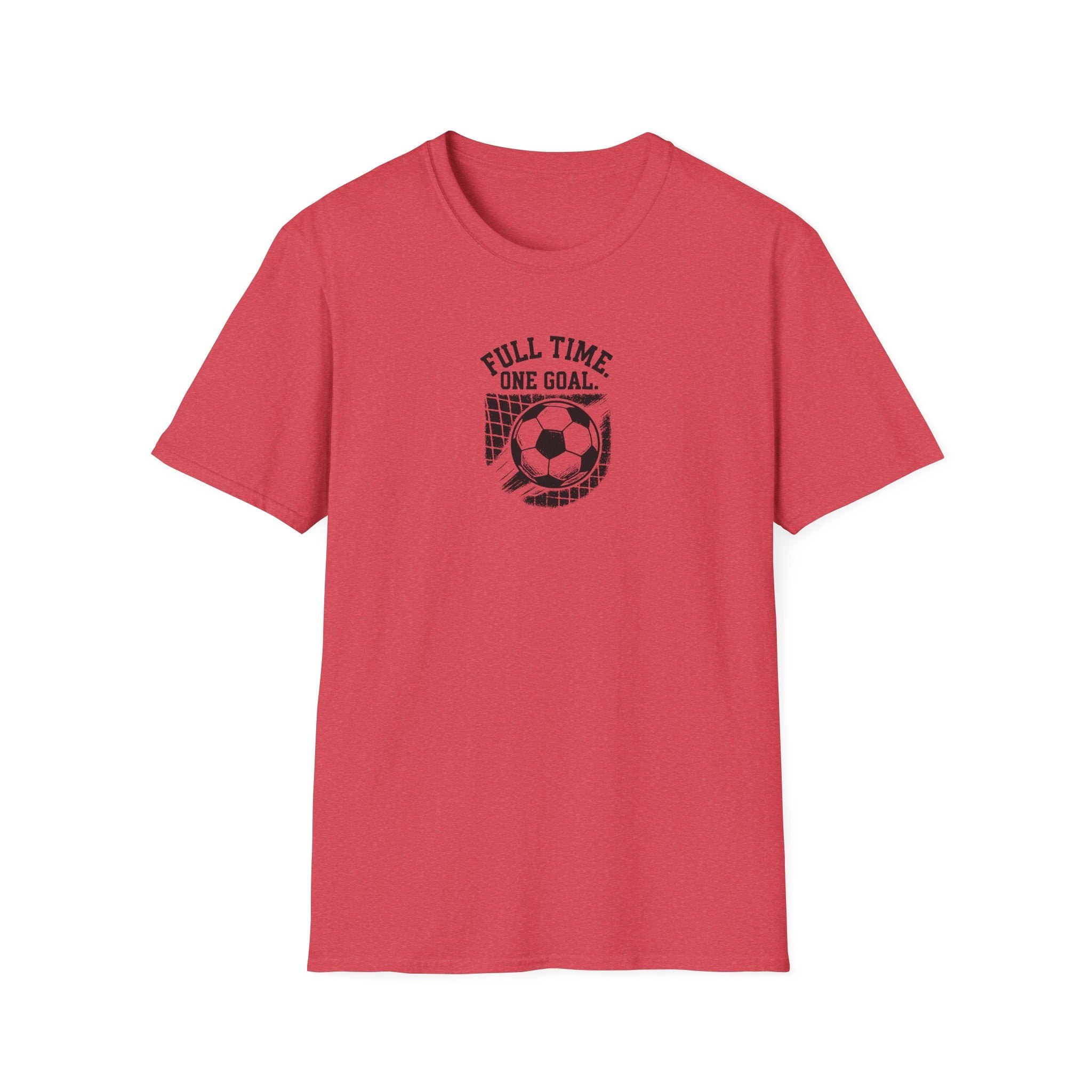 Soccer Shirt Full Time Goal Digger Vintage Soccer Ball Tee