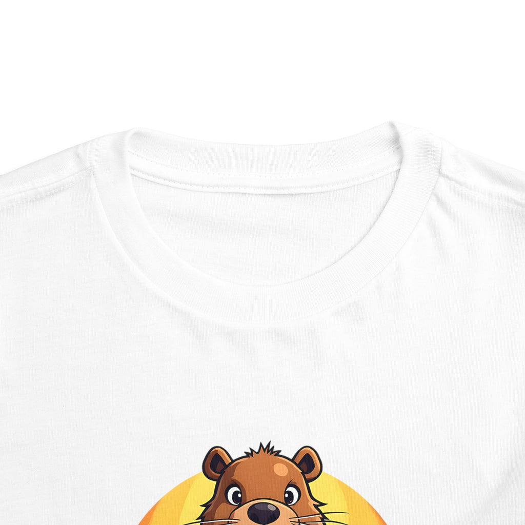 Toddler Halloween Tee with Capybara, Cute Kids Shirt, Fall Fashion, Trick or Treat Outfit, Animal Lover Gift, Spooky Season Apparel