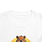 Toddler Halloween Tee with Capybara, Cute Kids Shirt, Fall Fashion, Trick or Treat Outfit, Animal Lover Gift, Spooky Season Apparel