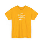 Easily Distracted by My Brazilian Tee | Minimal Text Chest Print