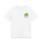 Ziane Brazil Brasileiro É Assim tee in White — front left-chest logo