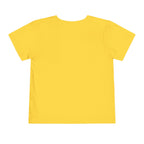 Brazilian-American Crianças T-Shirt - Toucan Design on Amarelo - Celebrate Brazilian Roots Toddler Short Sleeve Tee