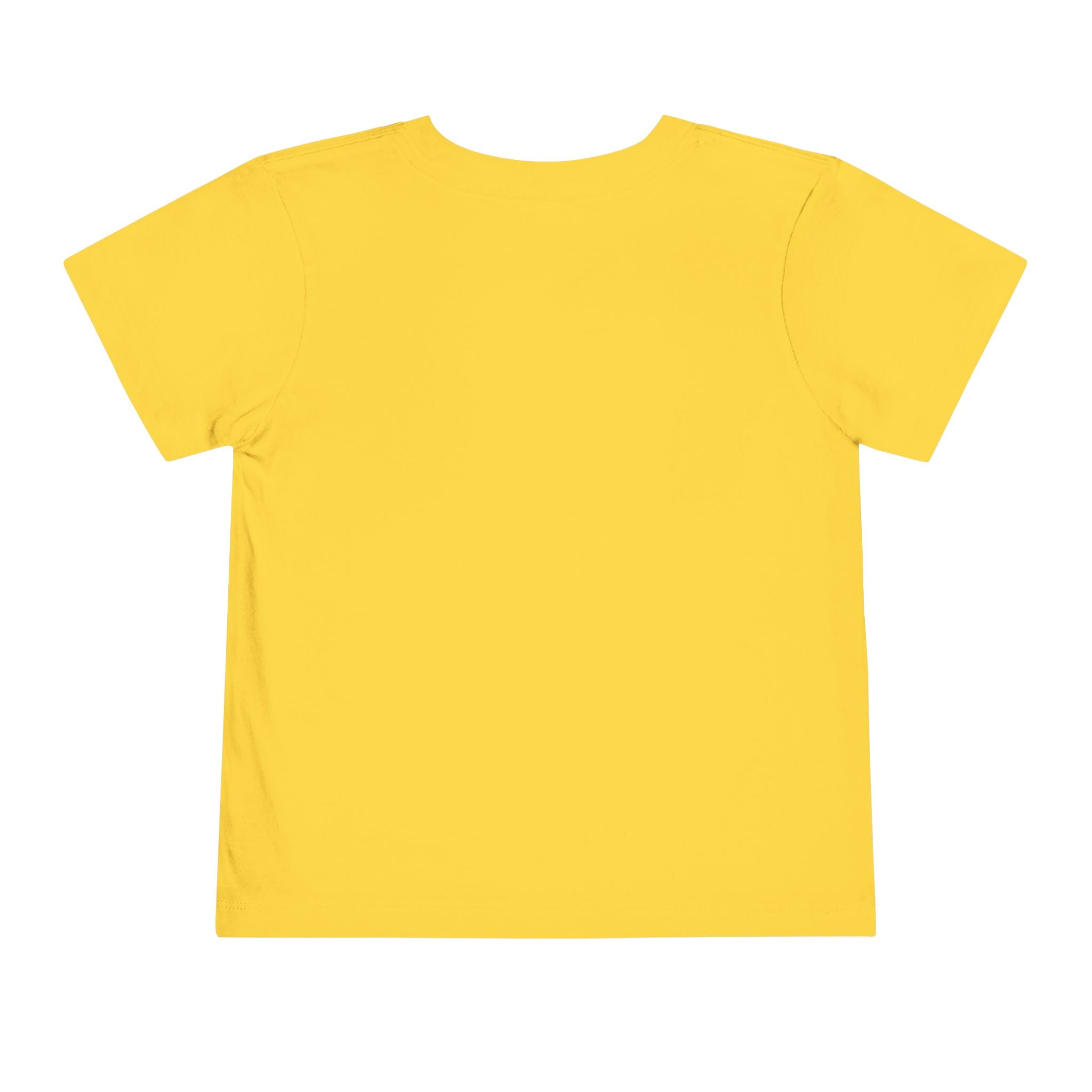 Brazilian-American Crianças T-Shirt - Toucan Design on Amarelo - Celebrate Brazilian Roots Toddler Short Sleeve Tee