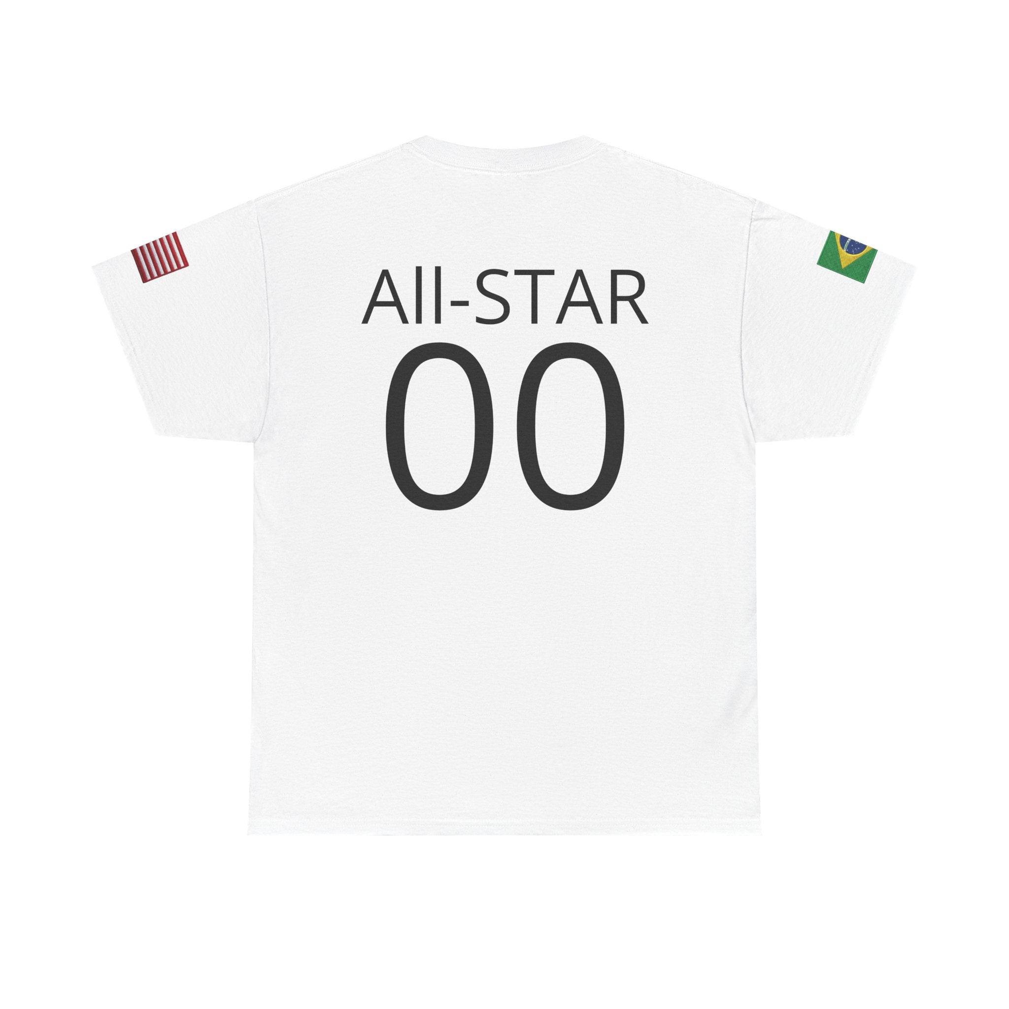 Personalized Soccer Birthday Tee All Star Capybara Kicking Ball with Custom Name