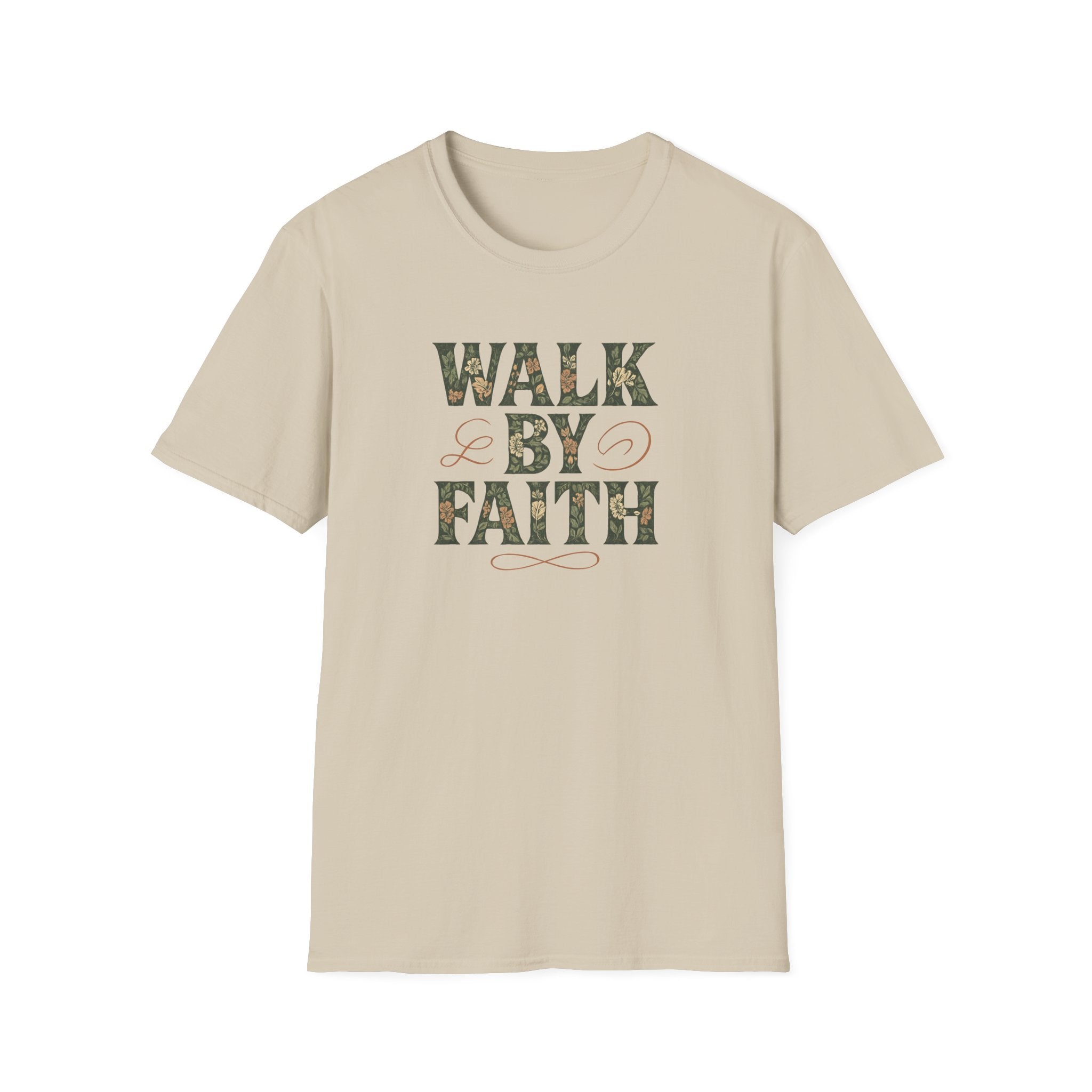 Caminha Pela Fé Camiseta | Walk By Faith T-Shirt Christian Tee