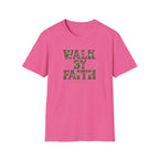 Caminha Pela Fé Camiseta | Walk By Faith T-Shirt Christian Tee