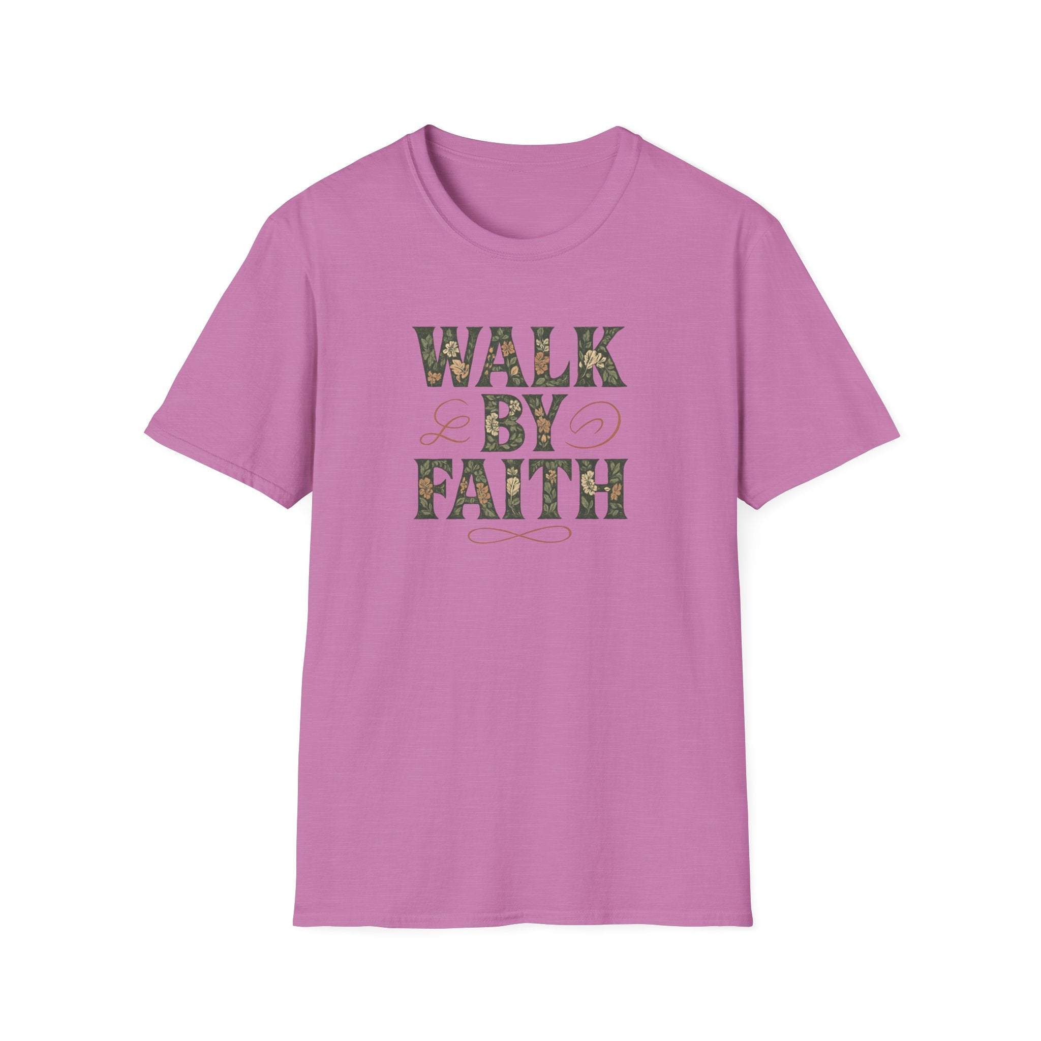 Caminha Pela Fé Camiseta | Walk By Faith T-Shirt Christian Tee