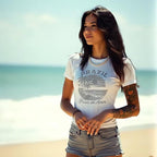 Tropical beach tee lifestyle
