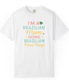 Brazilian Mom tee closeup