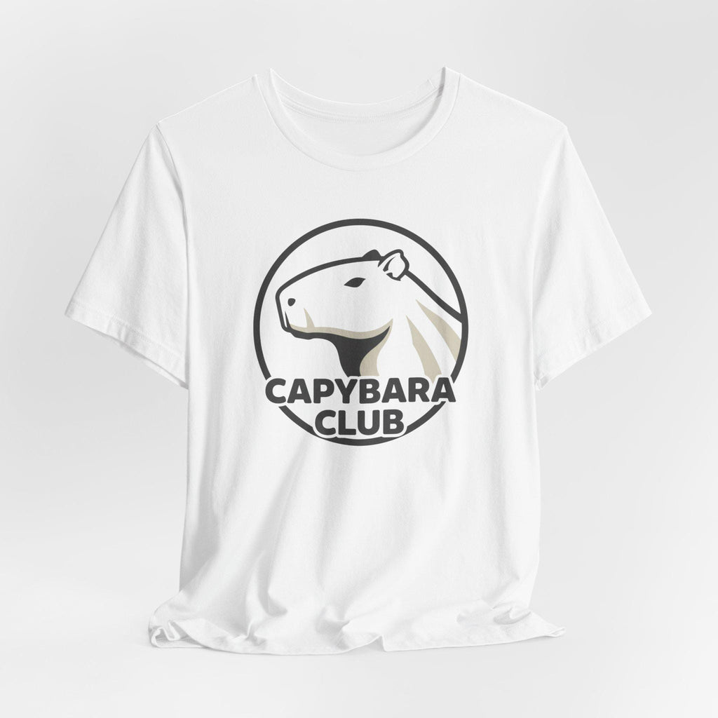Capybara Club Logo T-Shirt | Cute Capybara Graphic Tee
