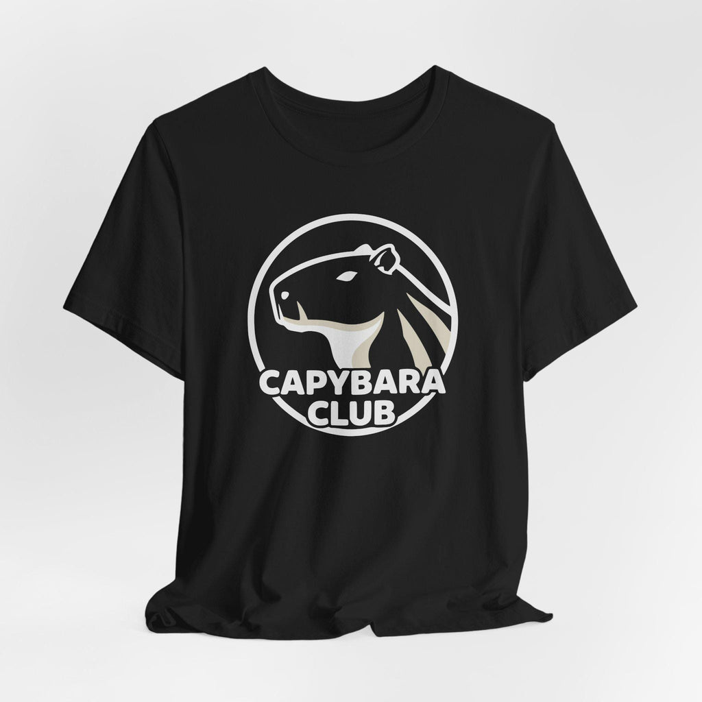 Capybara Club Logo T-Shirt | Cute Capybara Graphic Tee