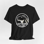 Capybara Club Logo T-Shirt | Cute Capybara Graphic Tee