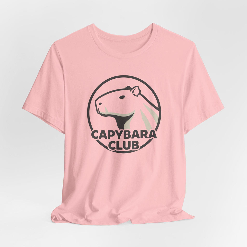Capybara Club Logo T-Shirt | Cute Capybara Graphic Tee