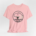 Capybara Club Logo T-Shirt | Cute Capybara Graphic Tee