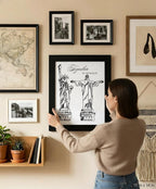 Wedding Brazil Couple Framed Art - lifestyle 1