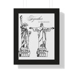 Wedding Brazil Couple Framed Art - lifestyle 2