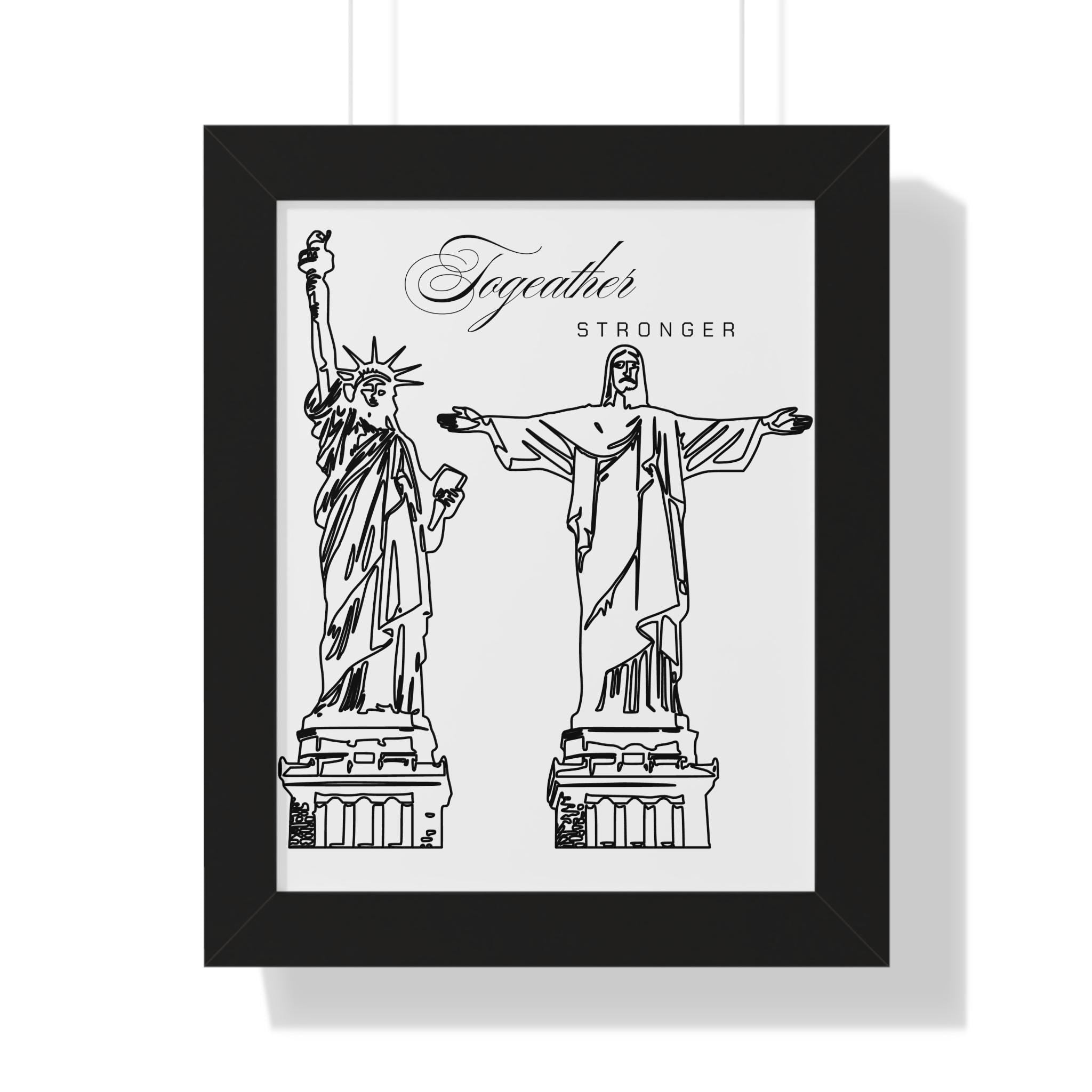 Wedding Brazil Couple Framed Art - lifestyle 2