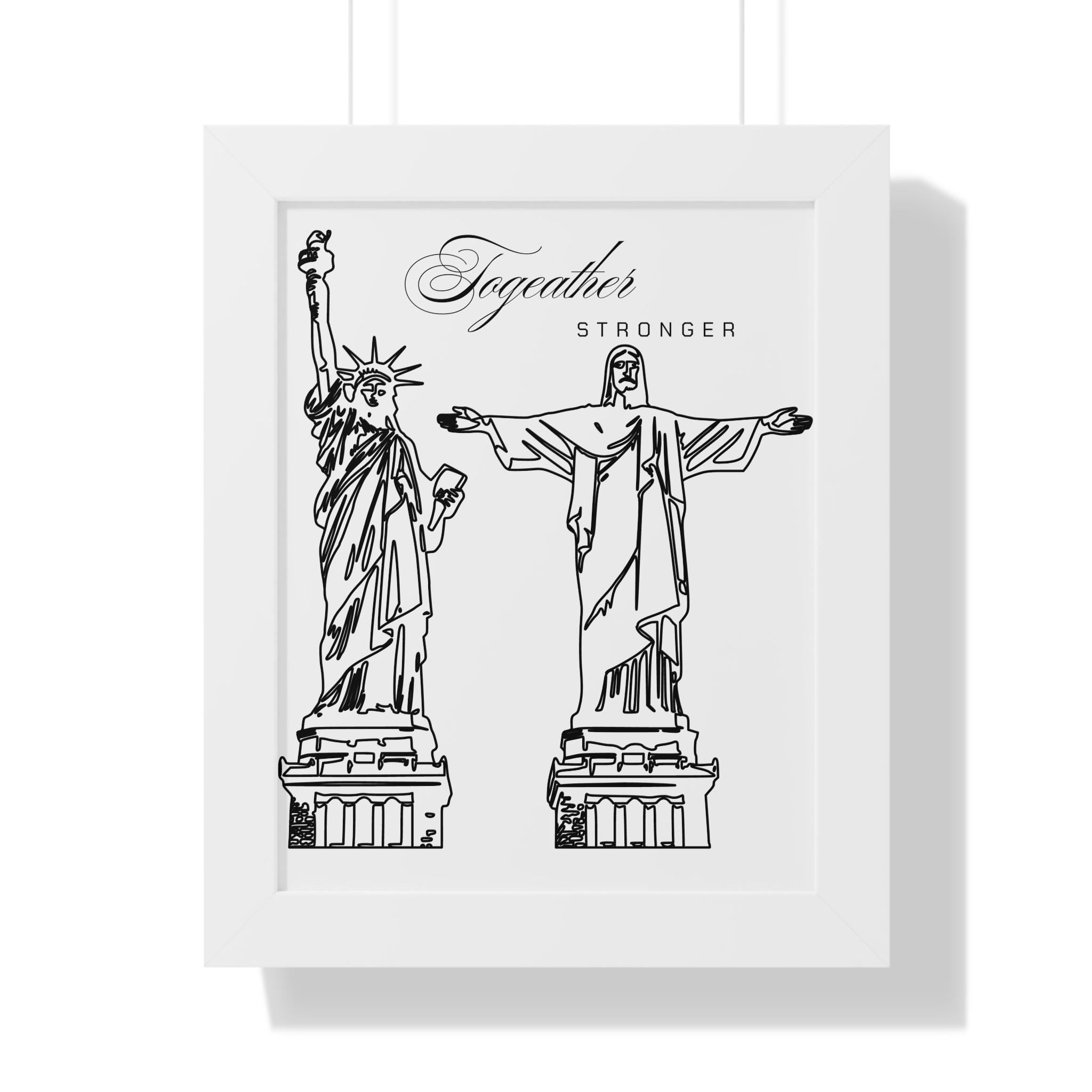 Wedding Brazil Couple Framed Art - lifestyle 3
