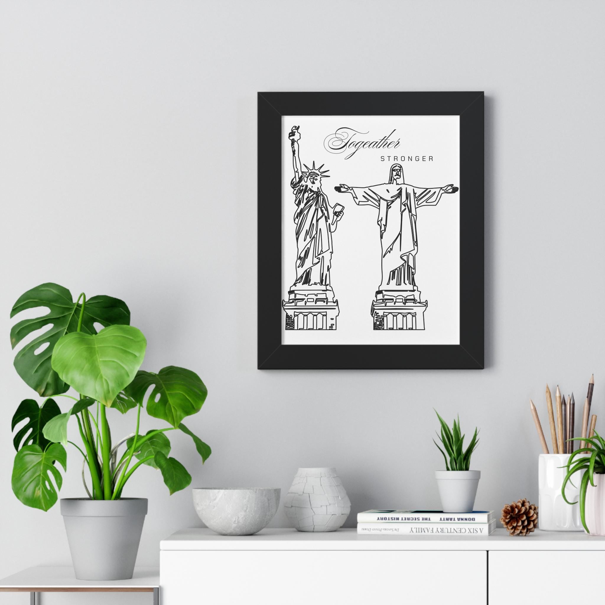 Wedding Brazil Couple Framed Art - lifestyle 4