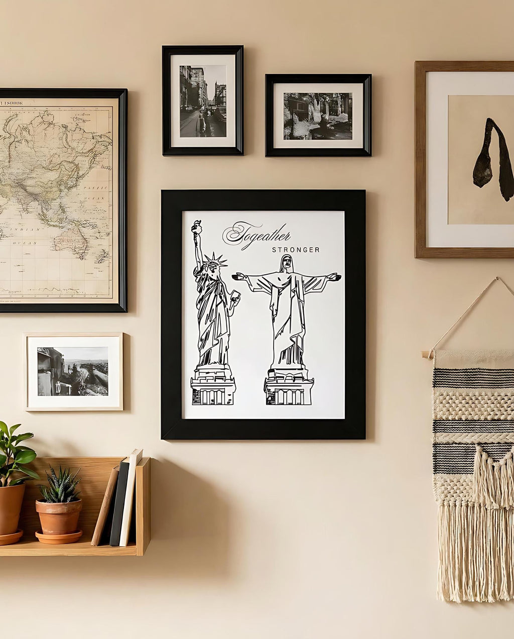 Wedding Brazil Couple Framed Art - lifestyle 6