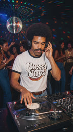 Bossa Nova retro ringer tee — DJ lifestyle video