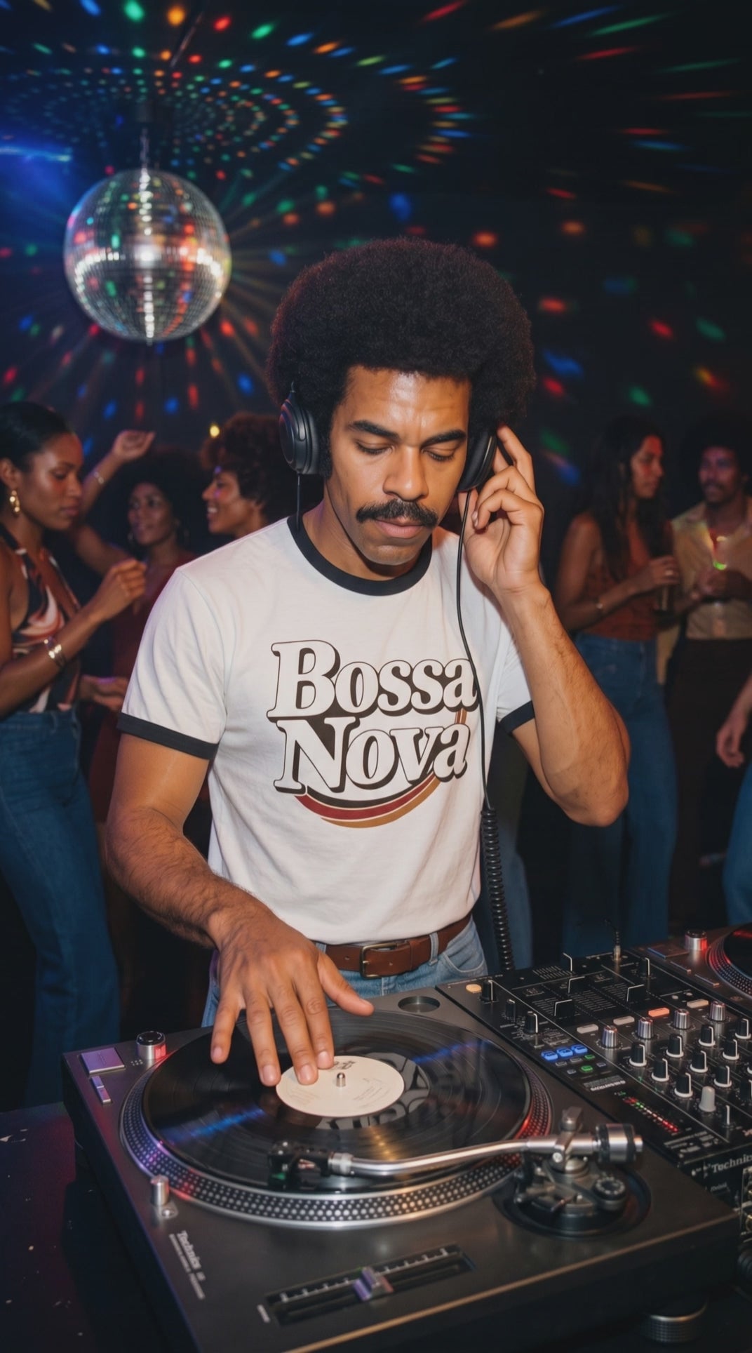 Bossa Nova retro ringer tee — DJ lifestyle video
