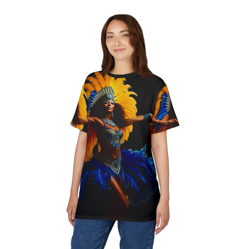 Samba dancer tee closeup